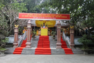 The 45th anniversary of the martyrs’heroic sacrifice in Hang Tam Co and Road 20-Quyet Thang